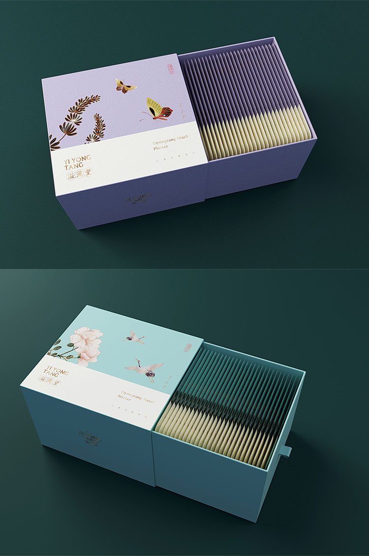 尊貴禮遇 金色抽屜式折疊禮盒，為名貴滋補品注入儀式感